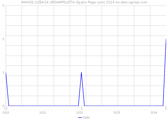 IMANOL LIZEAGA URDAMPILLETA (Spain) Page visits 2024 