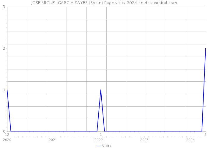 JOSE MIGUEL GARCIA SAYES (Spain) Page visits 2024 