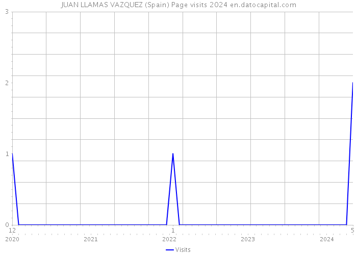 JUAN LLAMAS VAZQUEZ (Spain) Page visits 2024 
