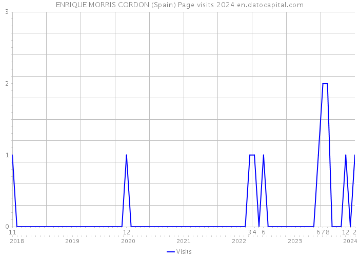 ENRIQUE MORRIS CORDON (Spain) Page visits 2024 