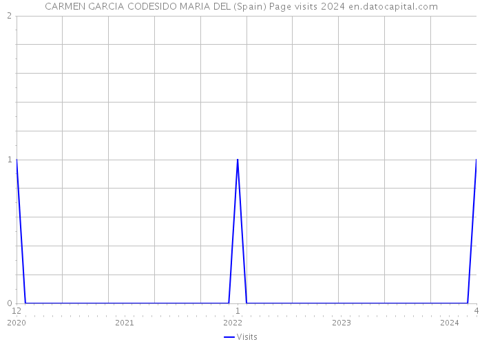 CARMEN GARCIA CODESIDO MARIA DEL (Spain) Page visits 2024 