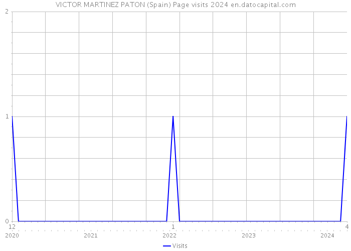 VICTOR MARTINEZ PATON (Spain) Page visits 2024 