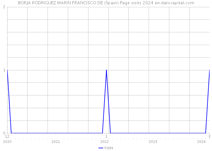 BORJA RODRIGUEZ MARIN FRANCISCO DE (Spain) Page visits 2024 