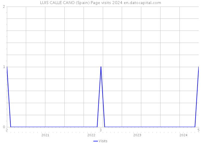 LUIS CALLE CANO (Spain) Page visits 2024 