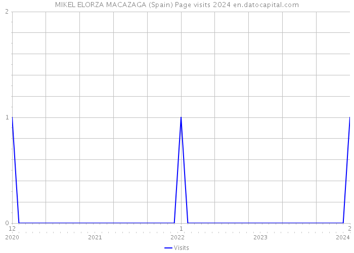 MIKEL ELORZA MACAZAGA (Spain) Page visits 2024 