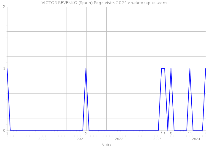 VICTOR REVENKO (Spain) Page visits 2024 