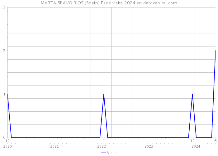 MARTA BRAVO RIOS (Spain) Page visits 2024 