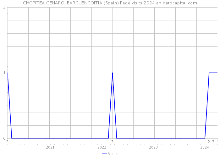 CHOPITEA GENARO IBARGUENGOITIA (Spain) Page visits 2024 
