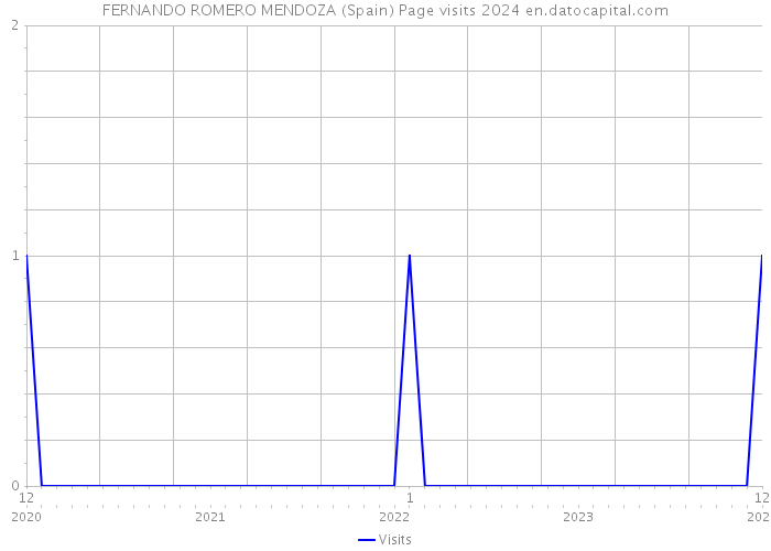 FERNANDO ROMERO MENDOZA (Spain) Page visits 2024 