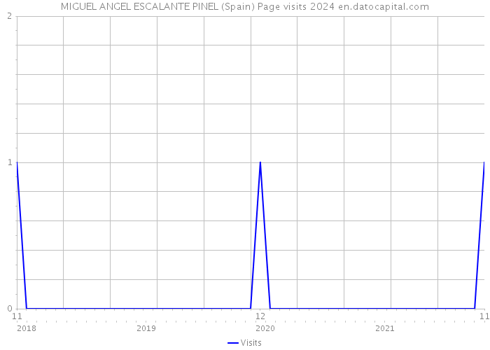 MIGUEL ANGEL ESCALANTE PINEL (Spain) Page visits 2024 