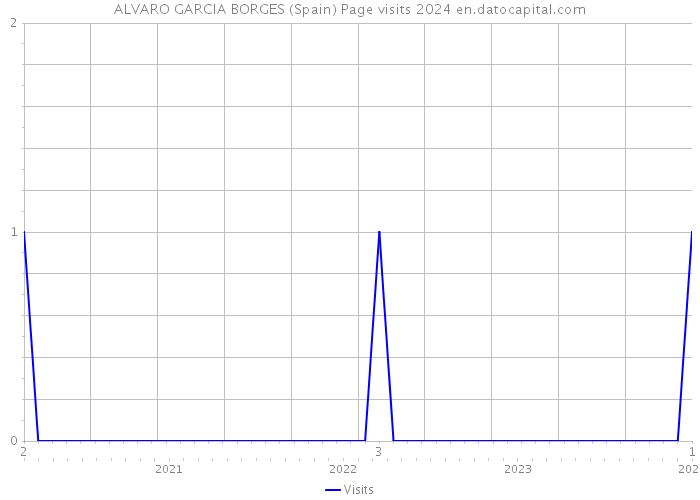 ALVARO GARCIA BORGES (Spain) Page visits 2024 
