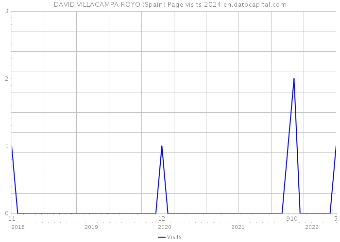 DAVID VILLACAMPA ROYO (Spain) Page visits 2024 