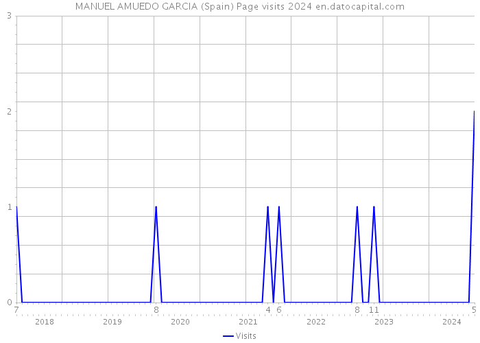 MANUEL AMUEDO GARCIA (Spain) Page visits 2024 