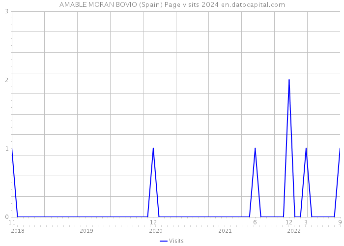 AMABLE MORAN BOVIO (Spain) Page visits 2024 