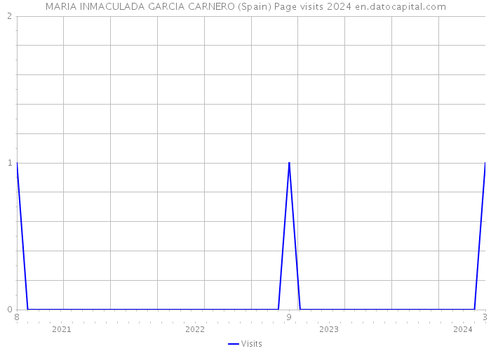 MARIA INMACULADA GARCIA CARNERO (Spain) Page visits 2024 