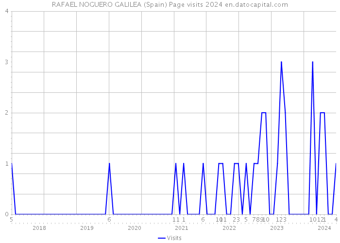 RAFAEL NOGUERO GALILEA (Spain) Page visits 2024 