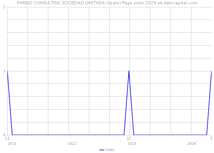 PAREJO CONSULTING SOCIEDAD LIMITADA (Spain) Page visits 2024 