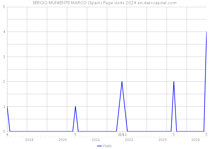 SERGIO MUNIENTE MARCO (Spain) Page visits 2024 