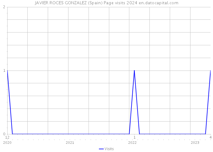 JAVIER ROCES GONZALEZ (Spain) Page visits 2024 
