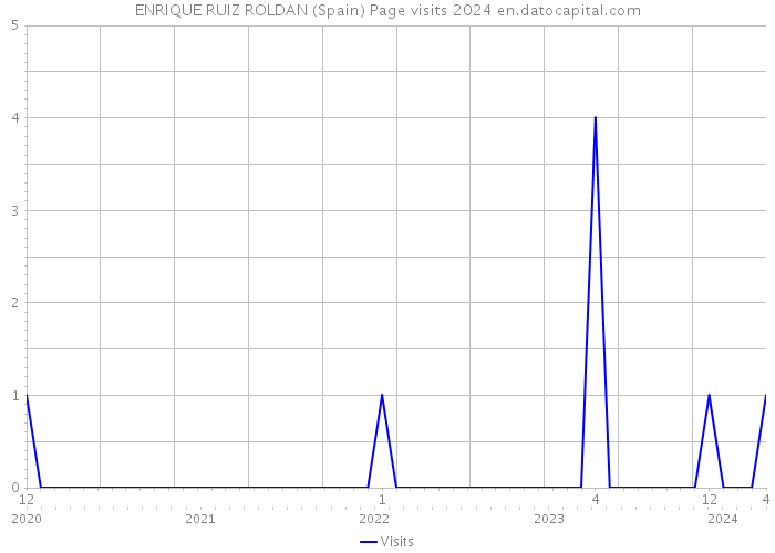 ENRIQUE RUIZ ROLDAN (Spain) Page visits 2024 