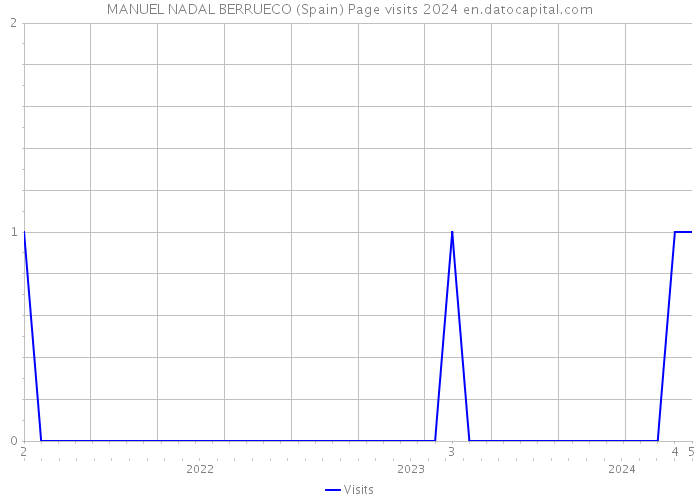 MANUEL NADAL BERRUECO (Spain) Page visits 2024 