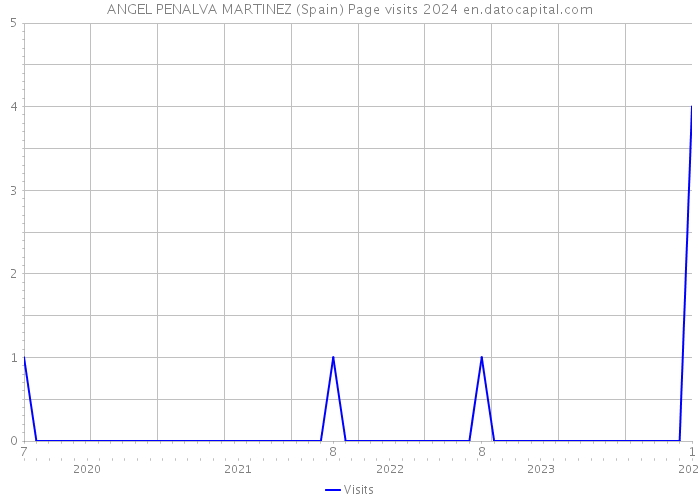ANGEL PENALVA MARTINEZ (Spain) Page visits 2024 