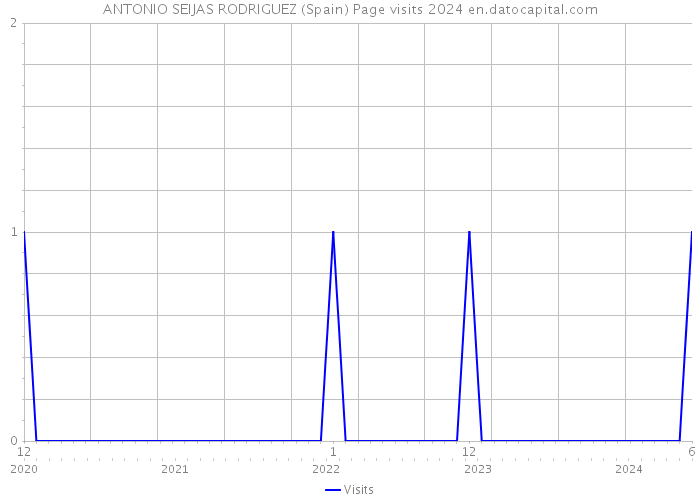 ANTONIO SEIJAS RODRIGUEZ (Spain) Page visits 2024 