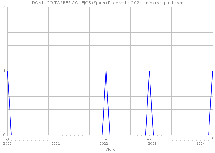 DOMINGO TORRES CONEJOS (Spain) Page visits 2024 