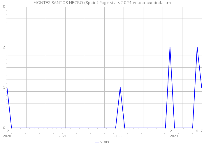 MONTES SANTOS NEGRO (Spain) Page visits 2024 