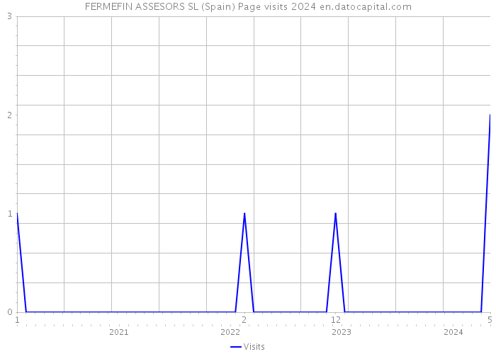 FERMEFIN ASSESORS SL (Spain) Page visits 2024 