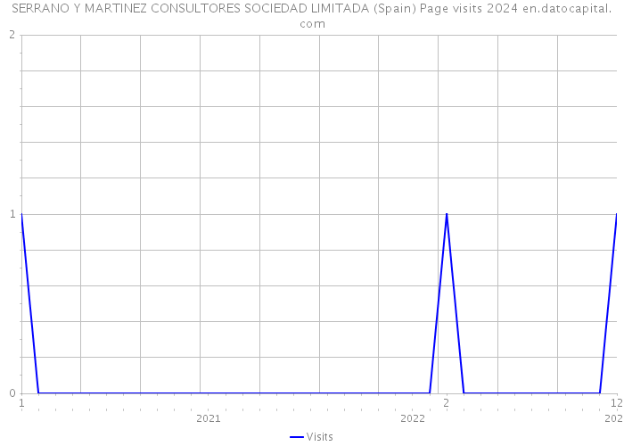 SERRANO Y MARTINEZ CONSULTORES SOCIEDAD LIMITADA (Spain) Page visits 2024 