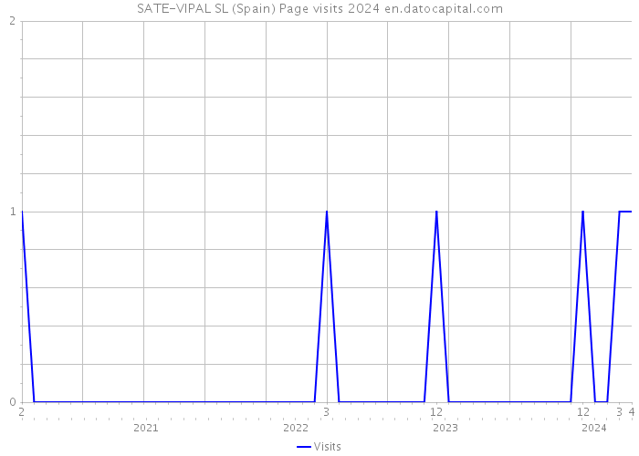 SATE-VIPAL SL (Spain) Page visits 2024 