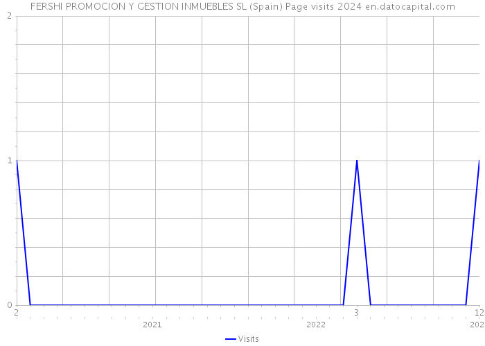 FERSHI PROMOCION Y GESTION INMUEBLES SL (Spain) Page visits 2024 