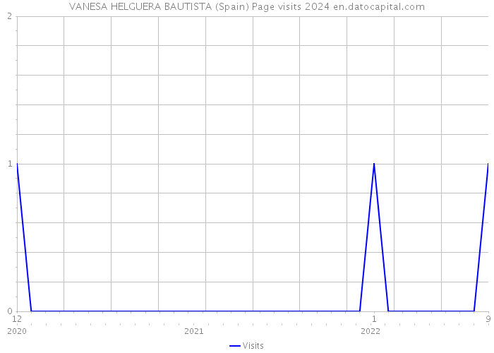 VANESA HELGUERA BAUTISTA (Spain) Page visits 2024 