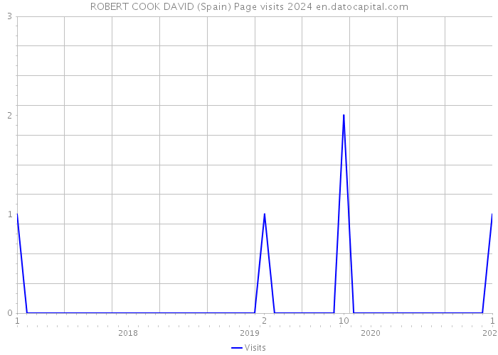 ROBERT COOK DAVID (Spain) Page visits 2024 