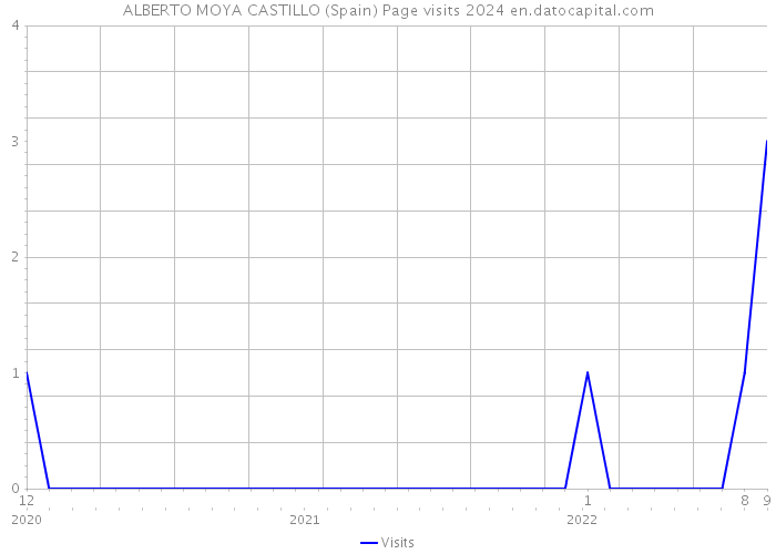 ALBERTO MOYA CASTILLO (Spain) Page visits 2024 