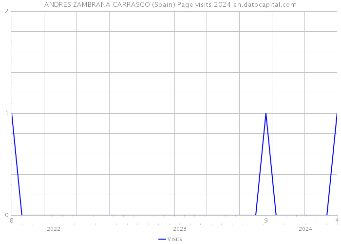 ANDRES ZAMBRANA CARRASCO (Spain) Page visits 2024 