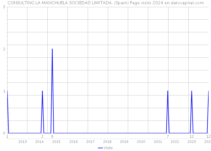 CONSULTING LA MANCHUELA SOCIEDAD LIMITADA. (Spain) Page visits 2024 