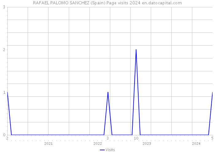 RAFAEL PALOMO SANCHEZ (Spain) Page visits 2024 