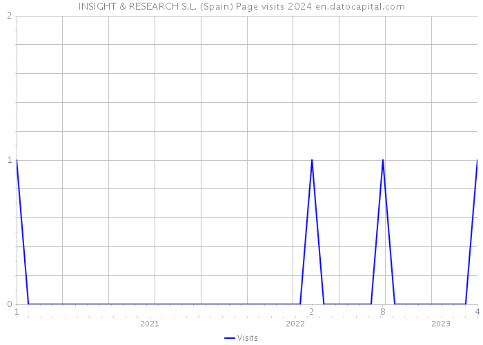INSIGHT & RESEARCH S.L. (Spain) Page visits 2024 