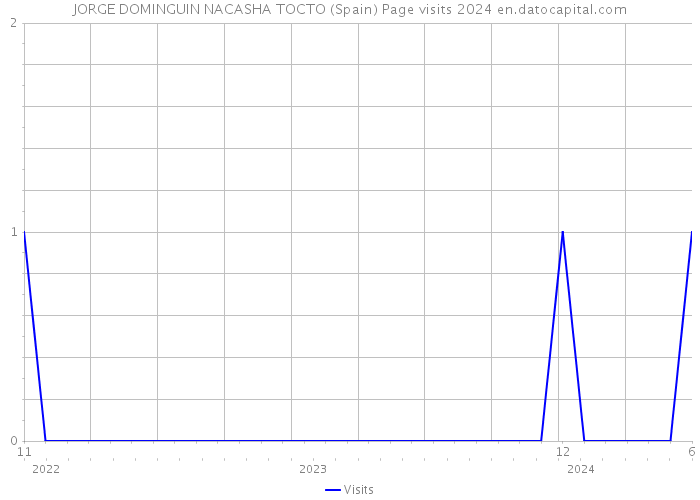 JORGE DOMINGUIN NACASHA TOCTO (Spain) Page visits 2024 