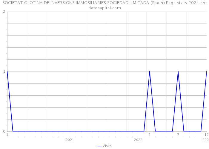 SOCIETAT OLOTINA DE INVERSIONS IMMOBILIARIES SOCIEDAD LIMITADA (Spain) Page visits 2024 