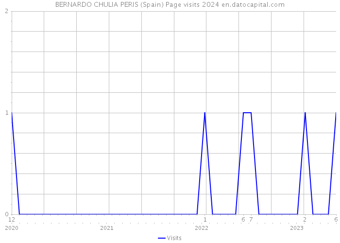 BERNARDO CHULIA PERIS (Spain) Page visits 2024 