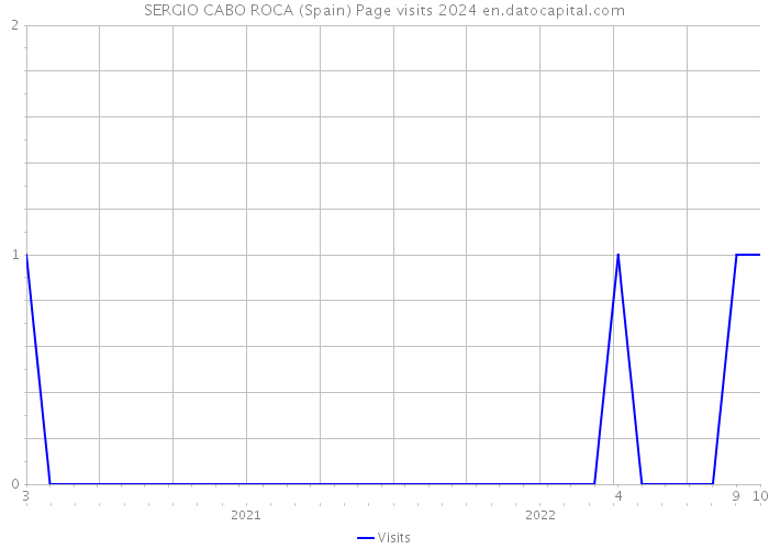 SERGIO CABO ROCA (Spain) Page visits 2024 