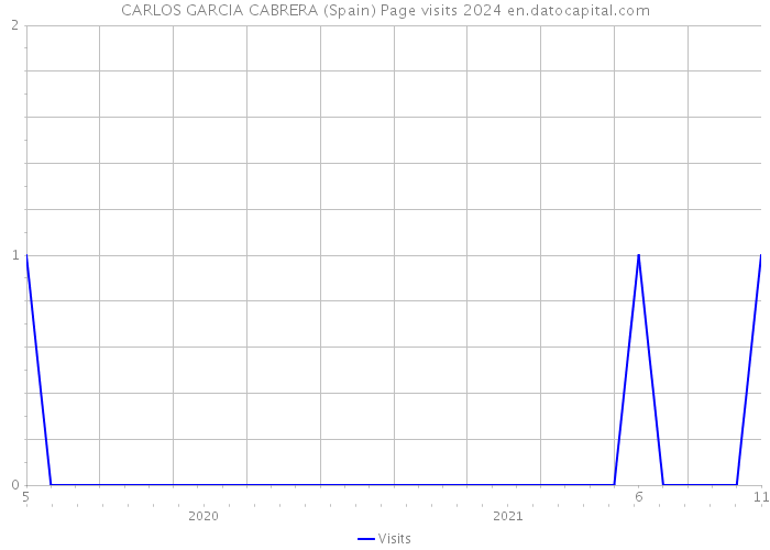 CARLOS GARCIA CABRERA (Spain) Page visits 2024 