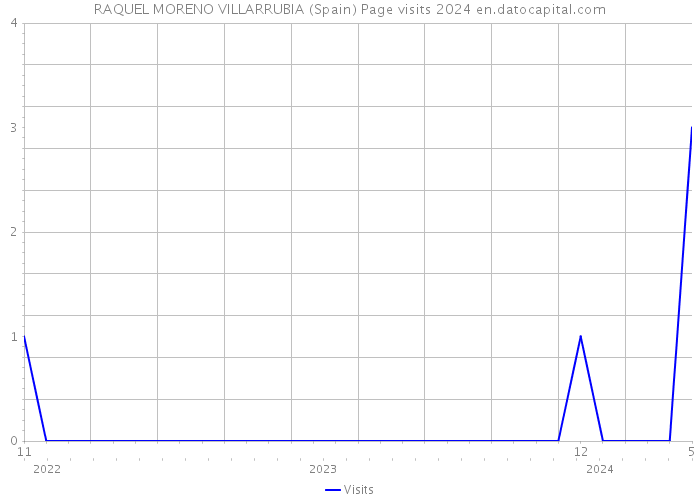 RAQUEL MORENO VILLARRUBIA (Spain) Page visits 2024 
