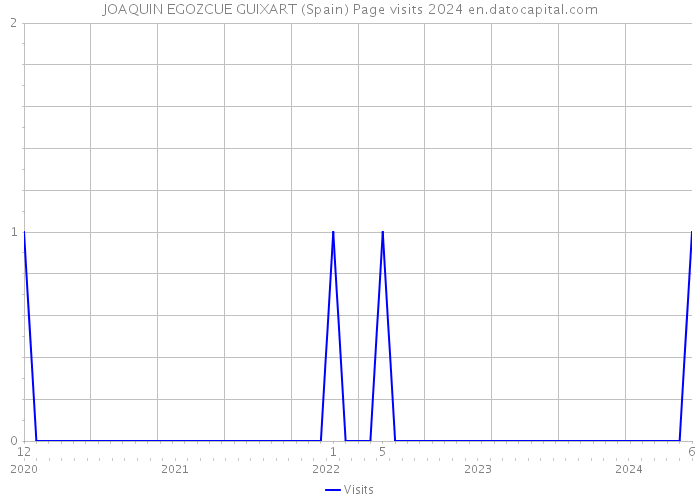 JOAQUIN EGOZCUE GUIXART (Spain) Page visits 2024 