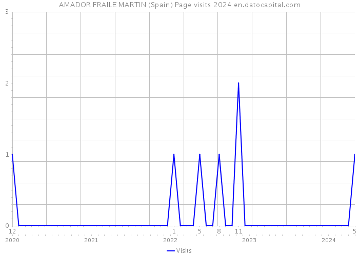 AMADOR FRAILE MARTIN (Spain) Page visits 2024 