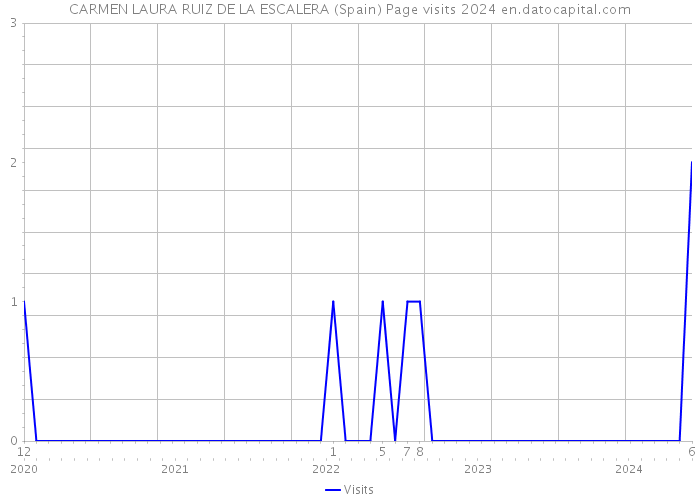 CARMEN LAURA RUIZ DE LA ESCALERA (Spain) Page visits 2024 