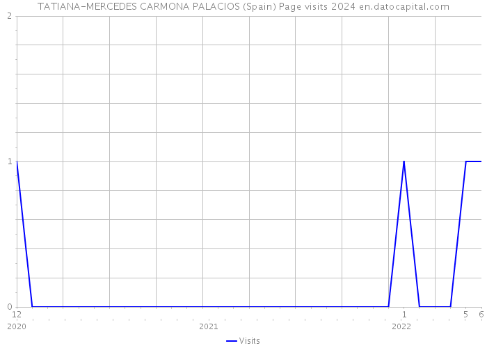 TATIANA-MERCEDES CARMONA PALACIOS (Spain) Page visits 2024 